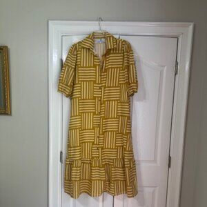 Gold/Mustard Midi Dress